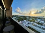 Enjoy spectacular Cozumel sunsets from 6th floor terrace